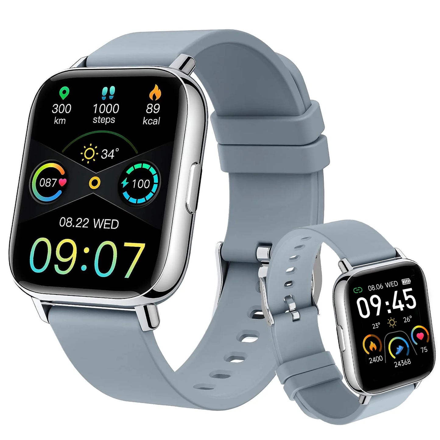 Nerunsa Smart Watch Fitness Tracker With Heart Rate Monitor