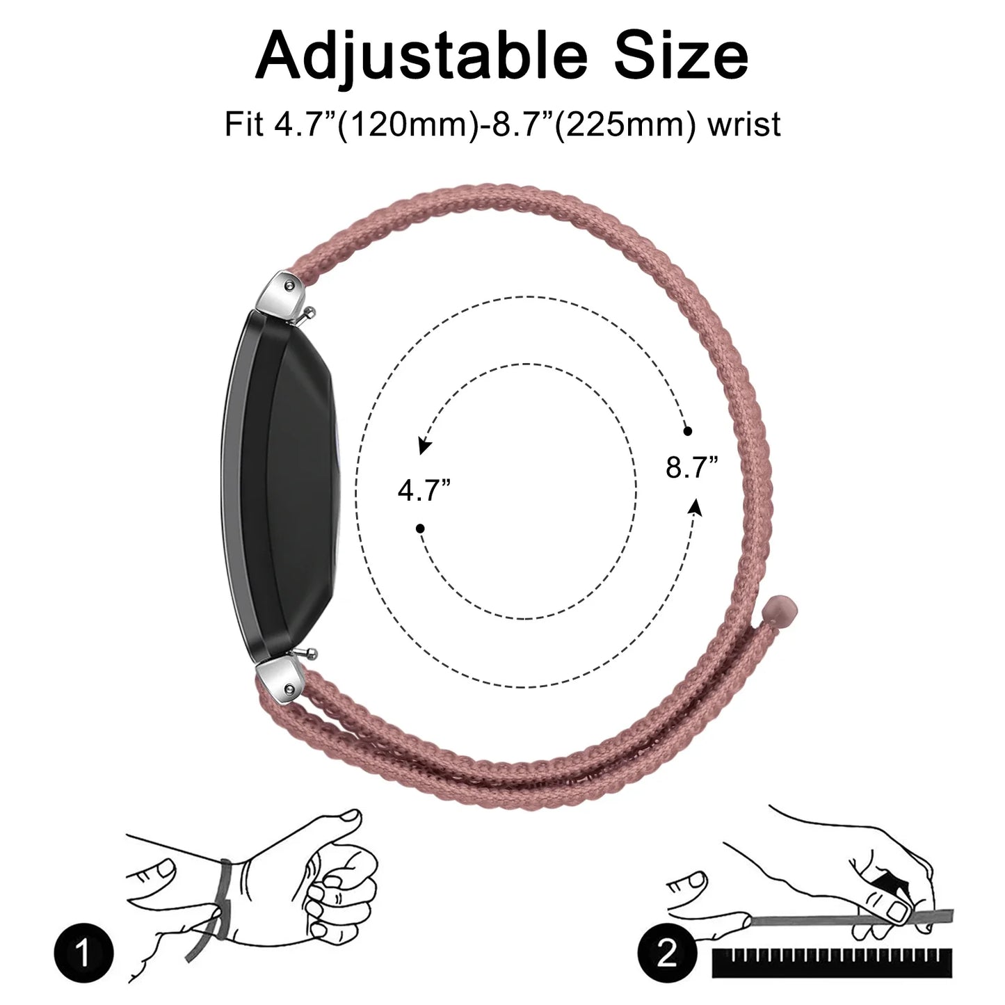 Nylon Strap for Fitbit Inspire 2 Inspire HR ACE Wristband
