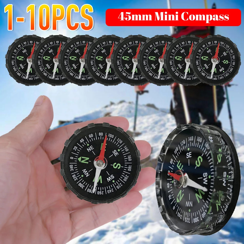 APWIKOGER Mini Portable Compass For Outdoor Camping Hiking Survival