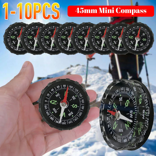 APWIKOGER Mini Portable Compass For Outdoor Camping Hiking Survival