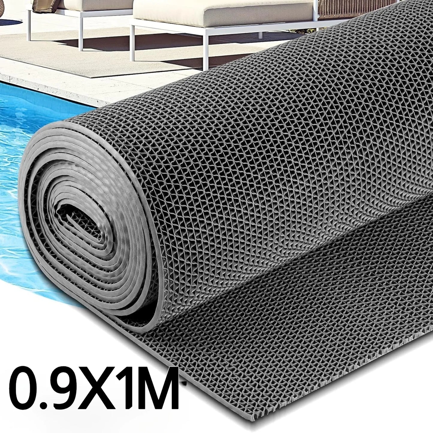 PVC Anti Slip Bath Mat Mesh Floor Mat Bathroom Kitchen