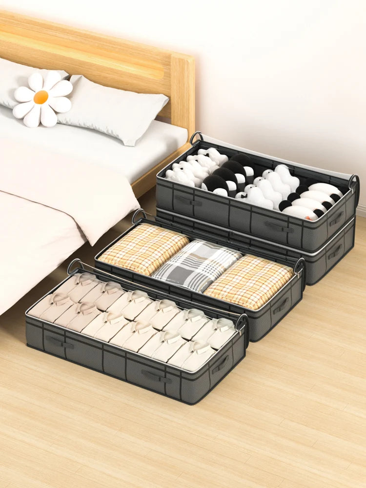 NONECN Under Bed Foldable Clothes Storage Bag