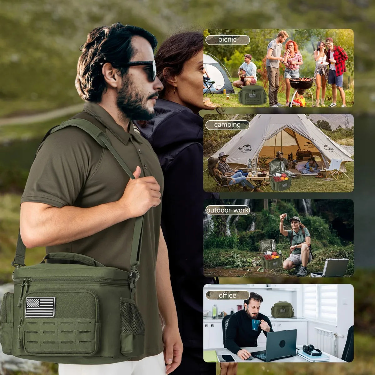 ReFire Gear Tactical Lunch Box Unisex Heavy Duty Insulated Bag