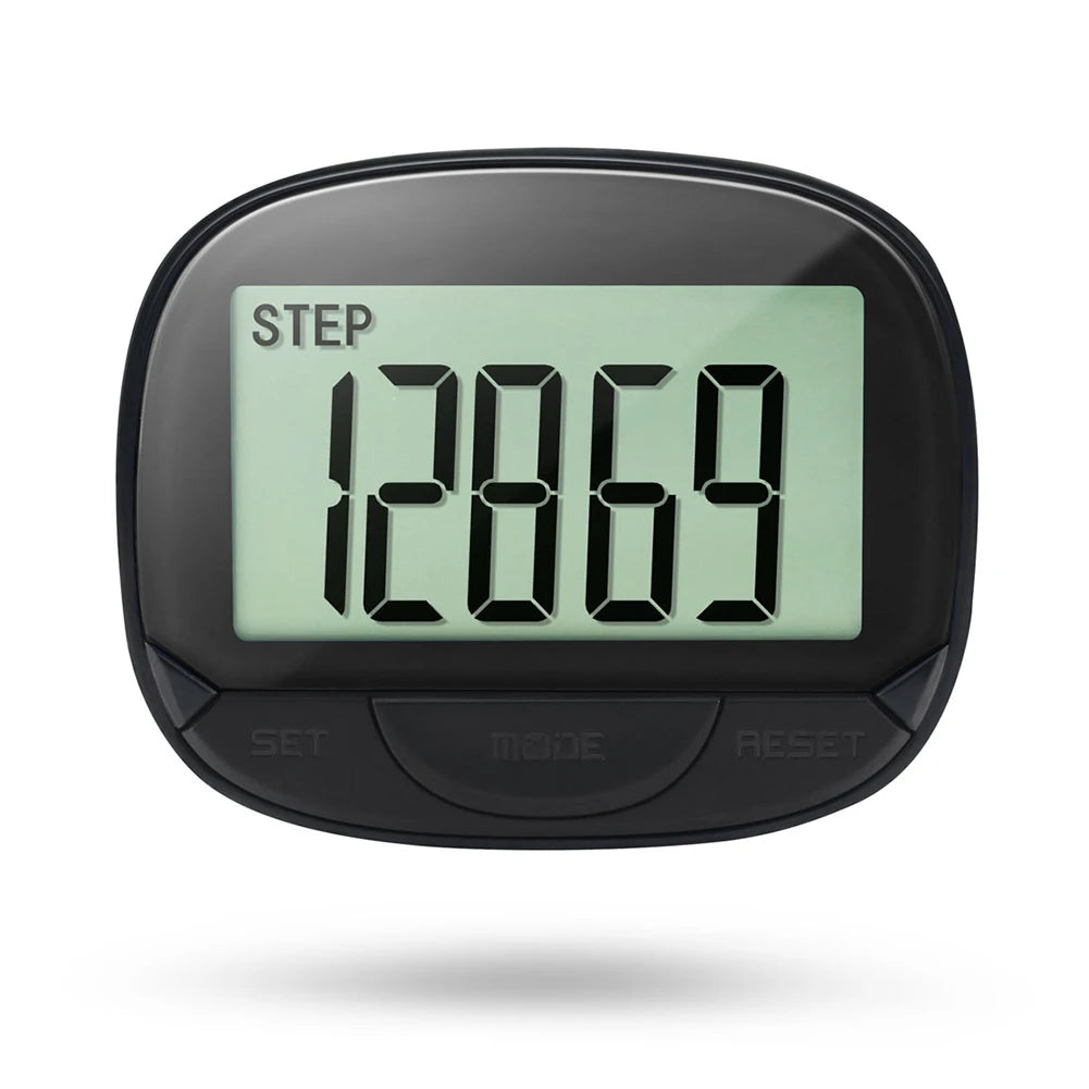 Clip On Pedometer Digital Display Step Tracker For Adults And Seniors