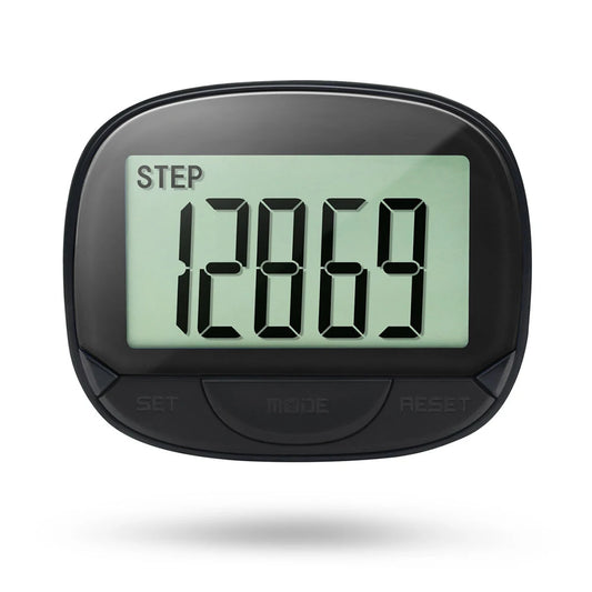 Clip On Pedometer Digital Display Step Tracker For Adults And Seniors