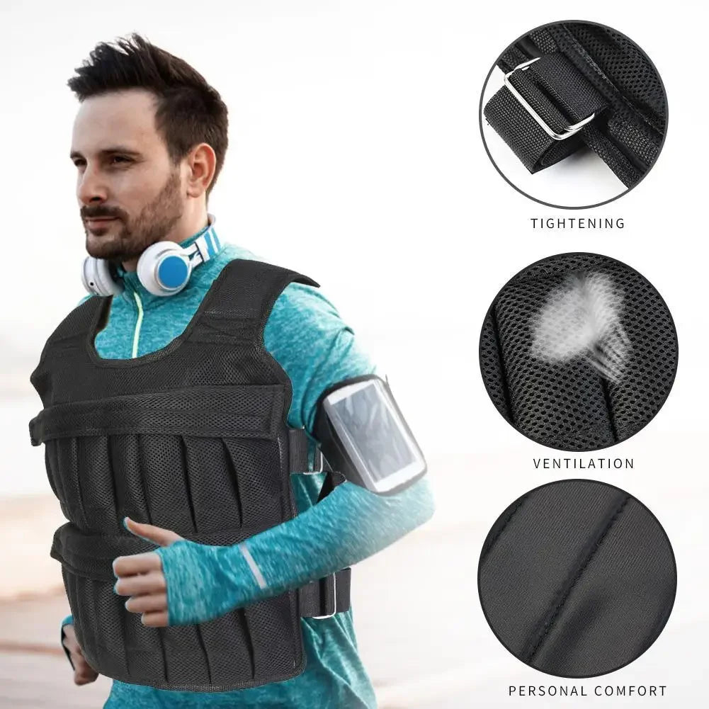 NONED Adjustable Weighted Vest for Cardio Training and Fitness