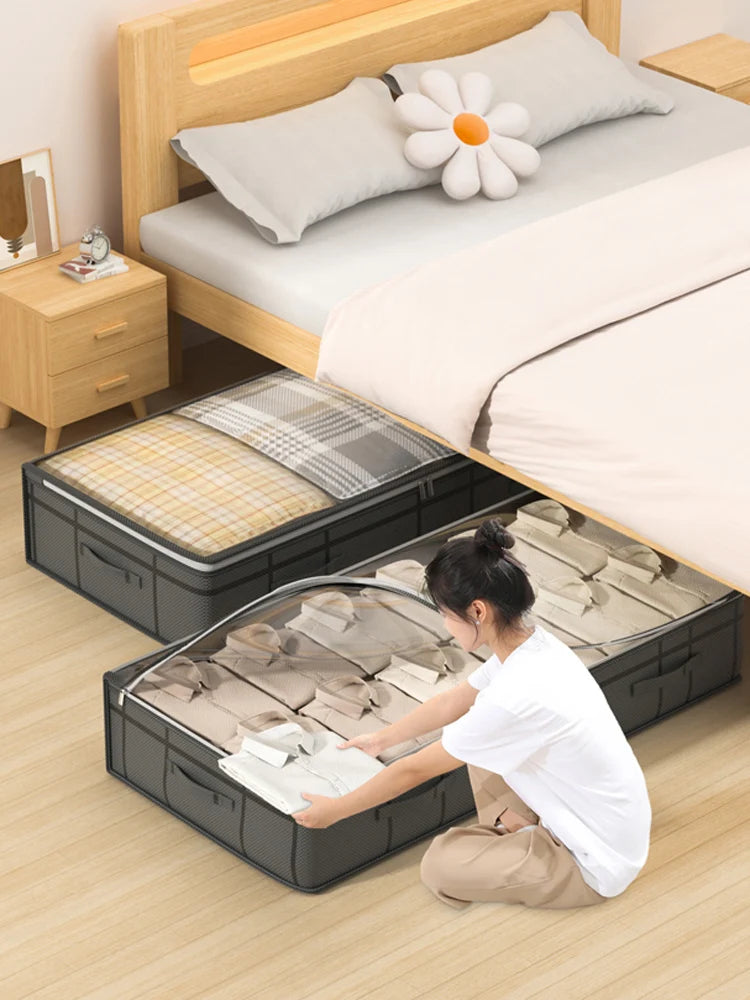 NONECN Under Bed Foldable Clothes Storage Bag