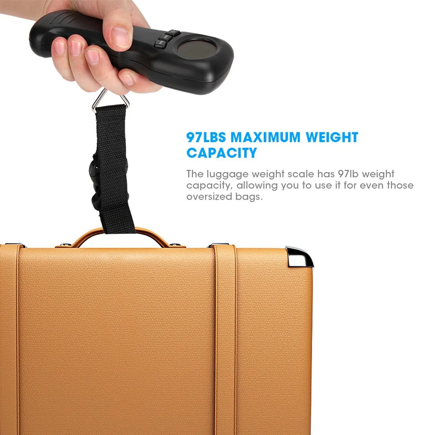 OCS-8 44kg Portable Travel Luggage Scale With LCD Display