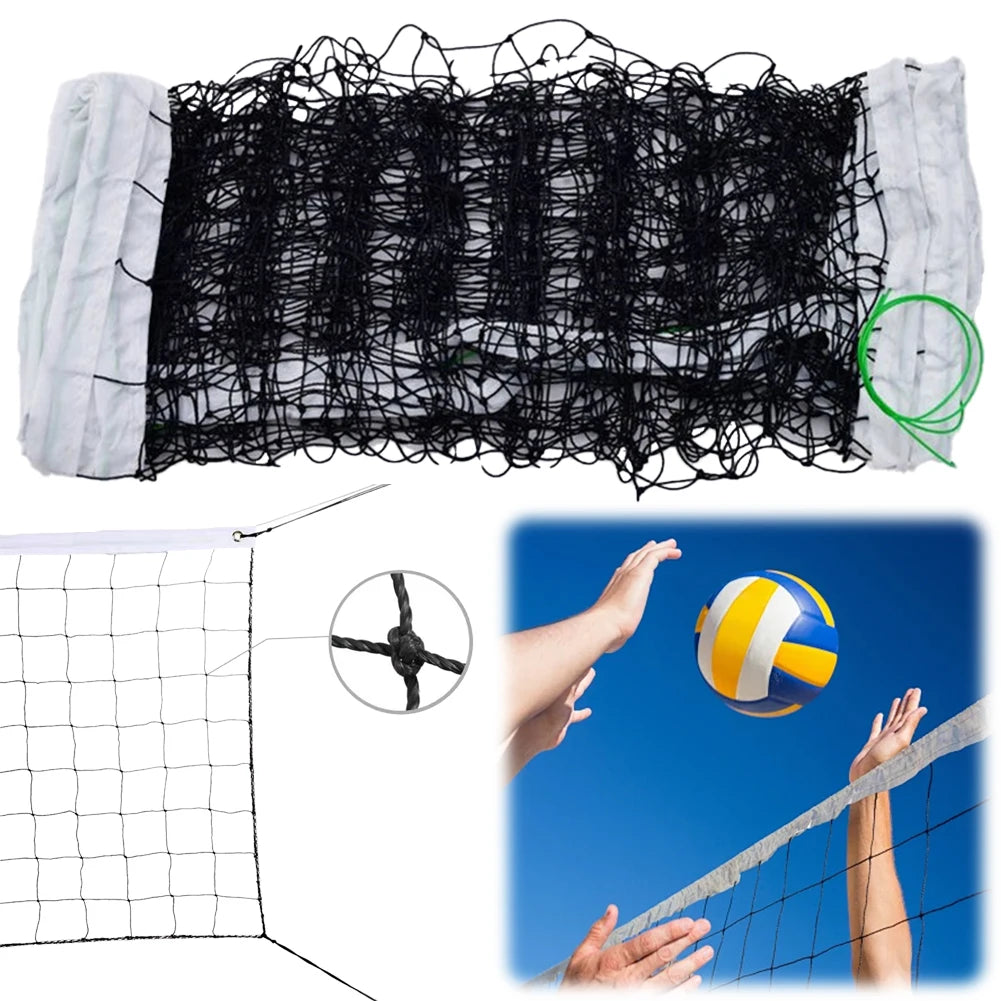 950cm Portable Volleyball Net Standard Replacement Volleyball Net Outdoor Tennis Mesh Net for Backyard Beach Pool Indoor Outdoor