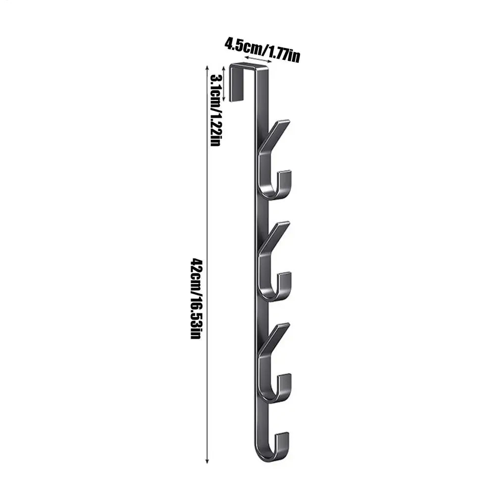 Carbon Steel Door Hanger Over The Door Hooks Versatile Clothes Storage