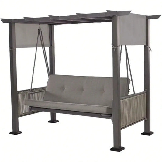 Replacement Canopy Top Cover For Wiltshire GB24-309 Wicker Pergola Daybed Swing