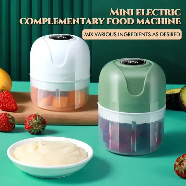 Electric Garlic Press And Grinder Mini Garlic Cutter Kitchen Tool