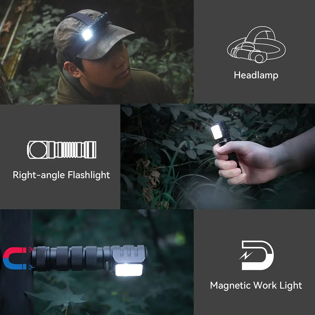 Sofirn HS42 Headlamp 2100lm USB C Rechargeable With Power Bank