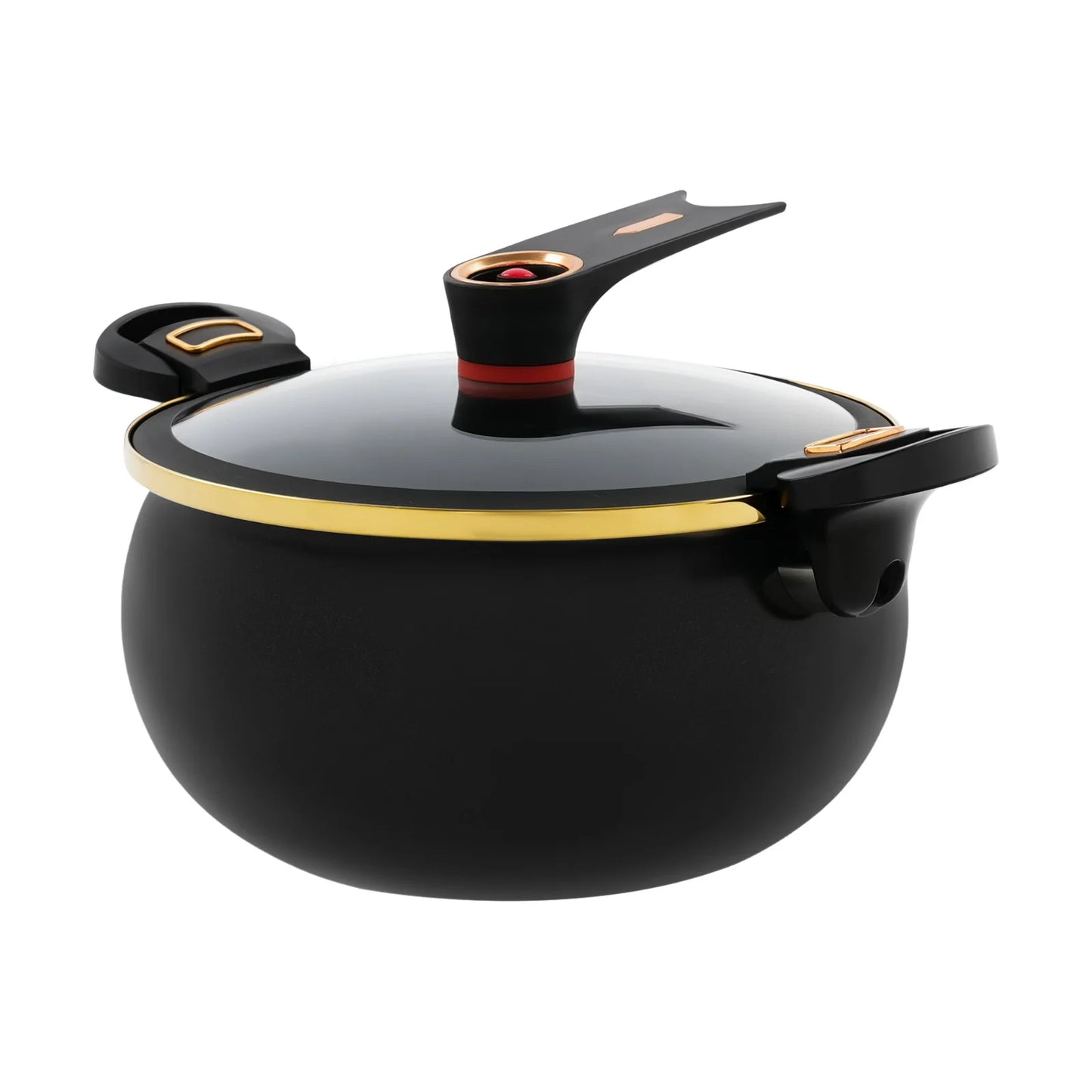 Iron Micro Pressure Cooker Nonstick With Auto Release Valve Induction