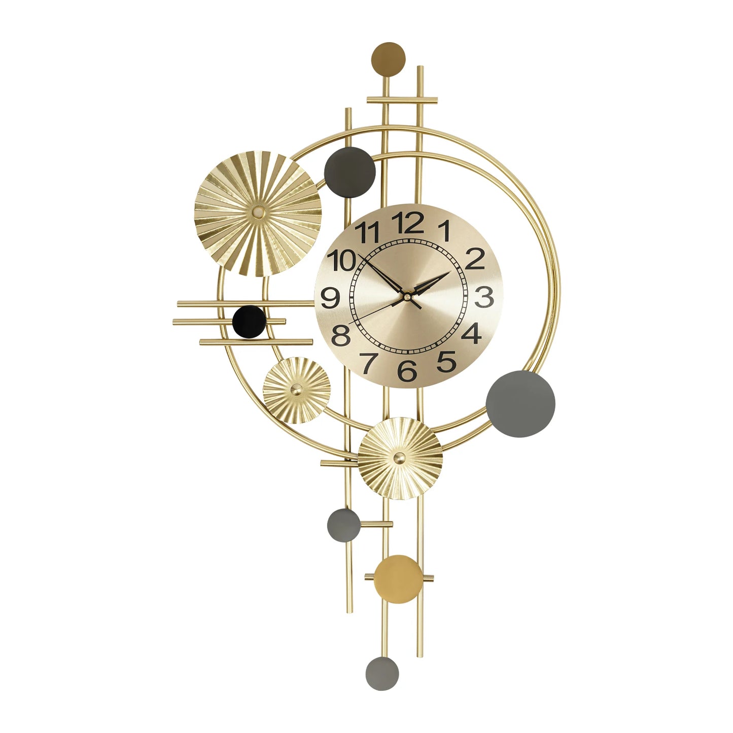 Decorative Wall Clock Silent Non Ticking For Living Room