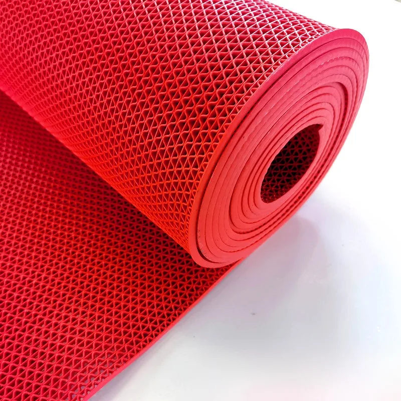 PVC Anti Slip Bath Mat Mesh Floor Mat Bathroom Kitchen