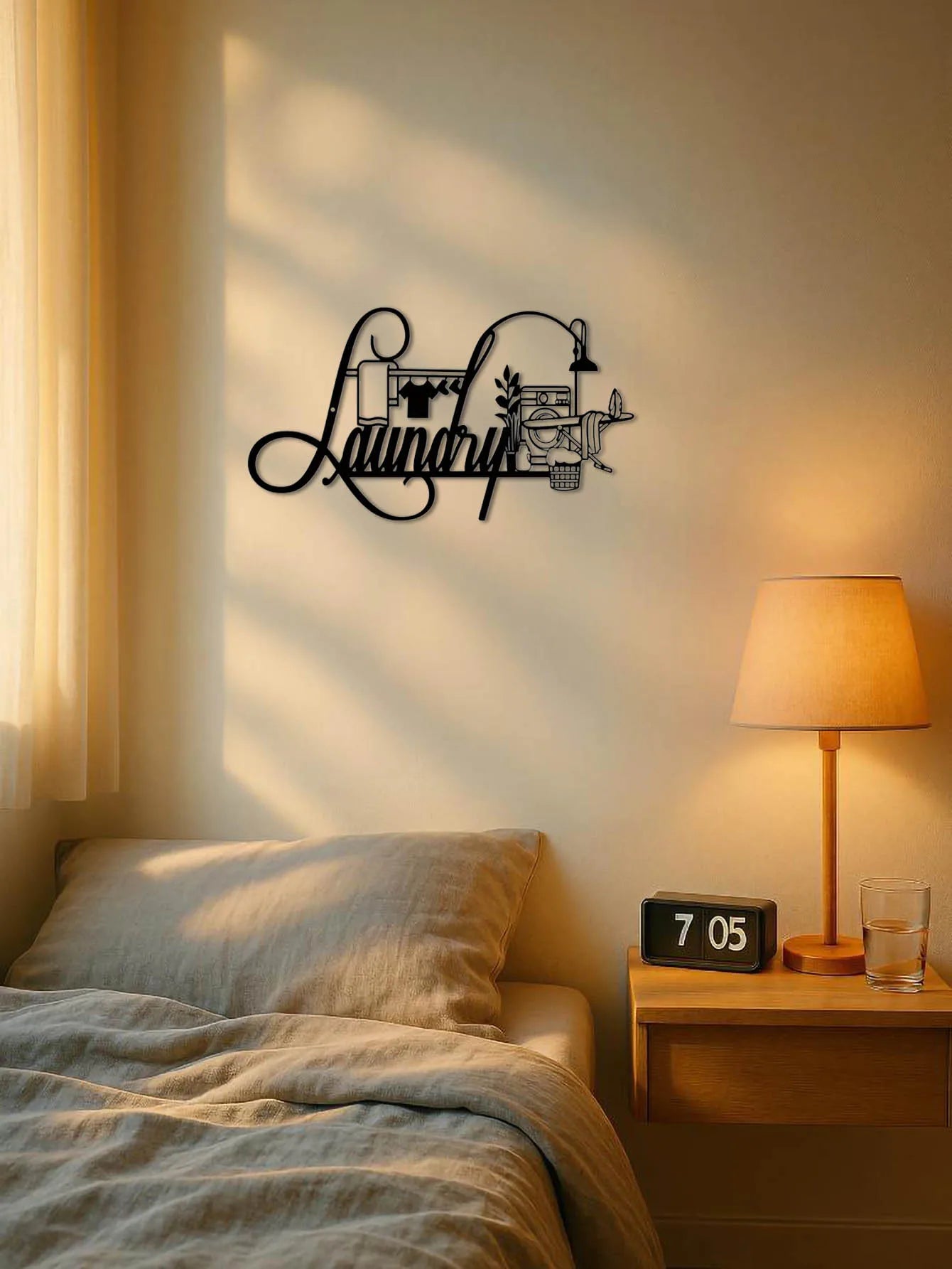 Wall Art Laundry Room Metal Decor Enchanting Rustic Farmhouse Sign