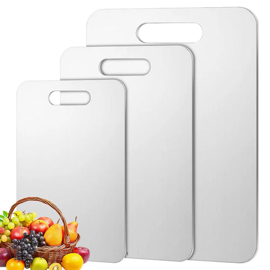 Alloet Double Sided Titanium Cutting Board With Handle
