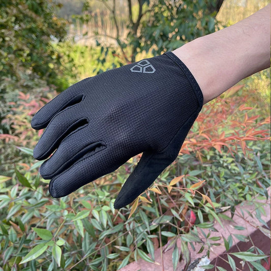 NONECN DUEECO Men Full Finger Cycling Gloves Touchscreen