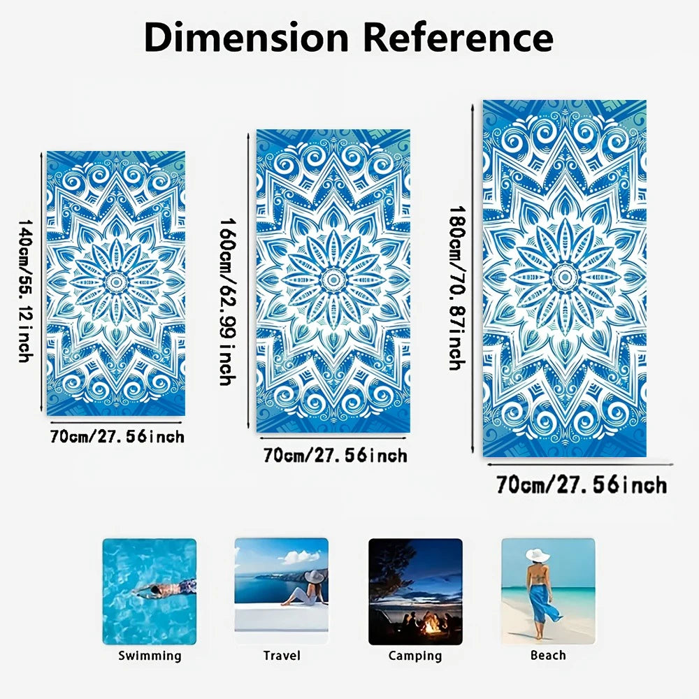 Island Vibes Tropical Leaf Beach Towel For Ultimate Relaxation