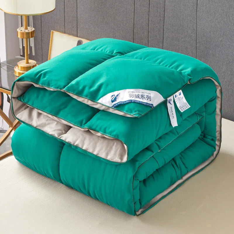 EGW Fluffy Goose Down Like Lightweight Comforter Quilt