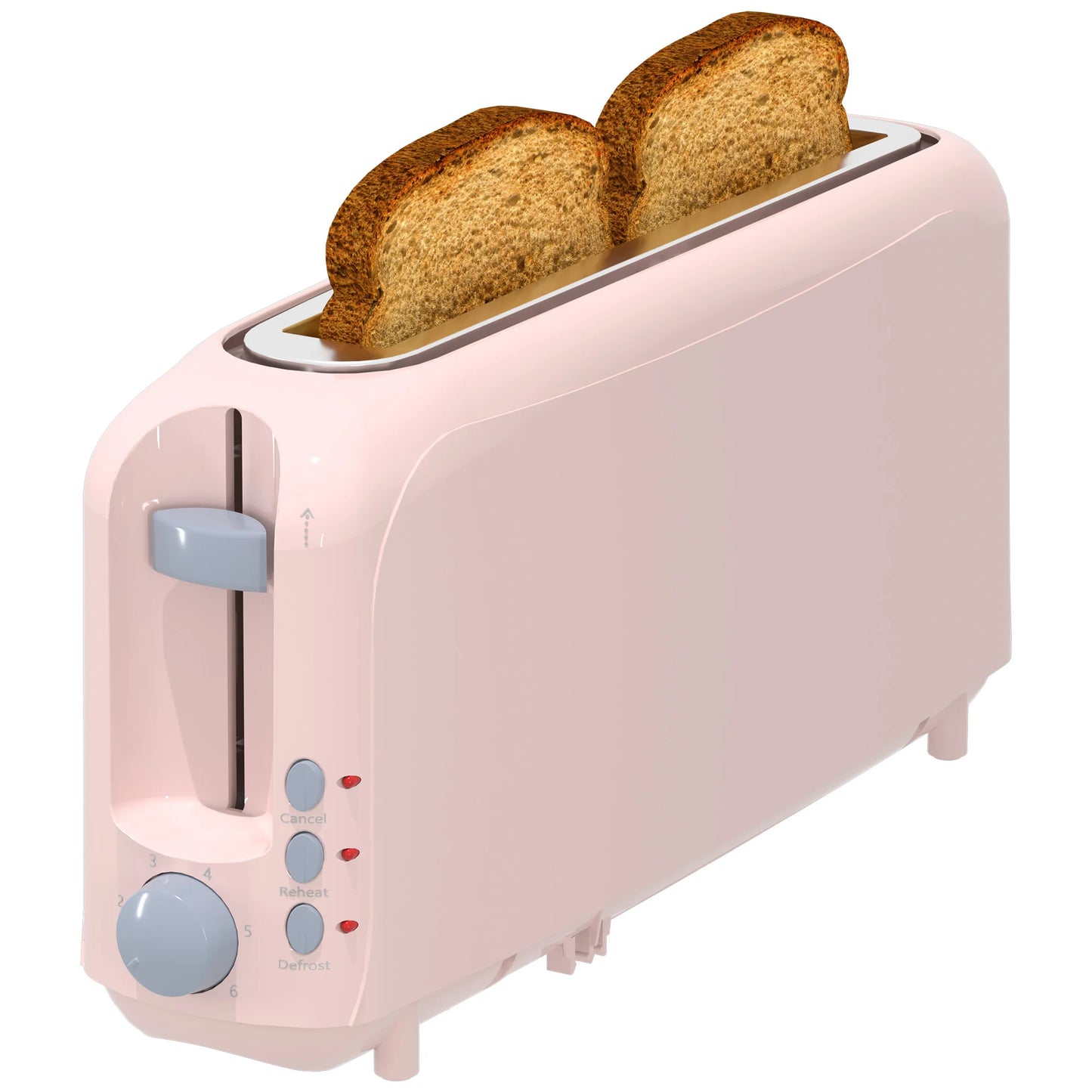 YUKOOL Toaster With Auto Shutoff 6 Shade Settings Removable Tray