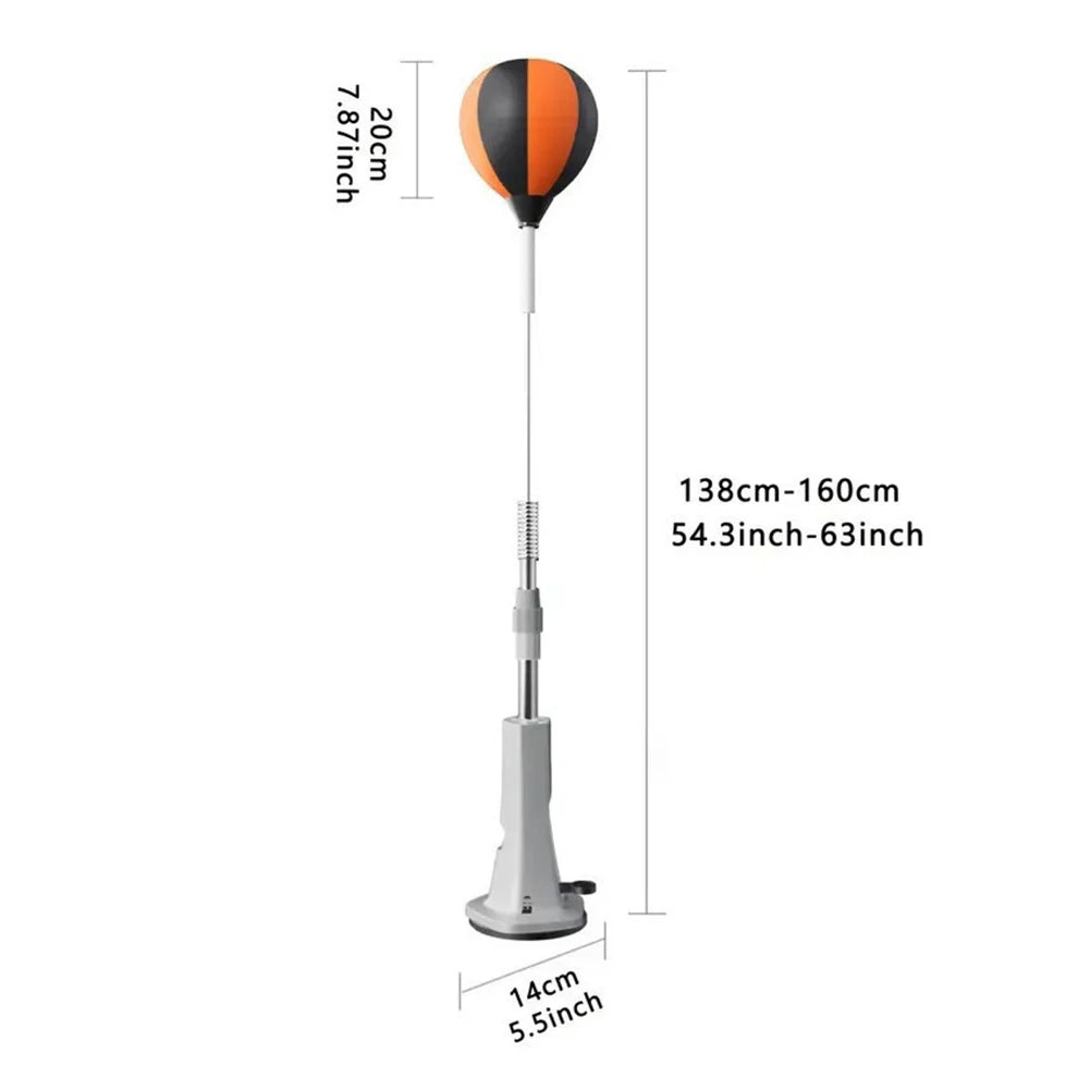 Punching Bag With Stand And Reflex Ball For Boxing Training Fitness