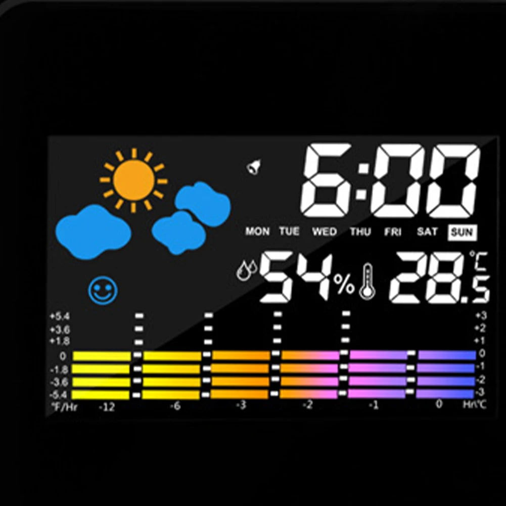 APWIKOGER Smart Alarm Clock With Night Backlight Projection