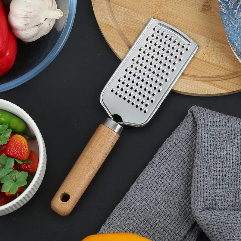 NONECN Lemon Zester Grater Stainless Steel Multi Purpose Kitchen Tool