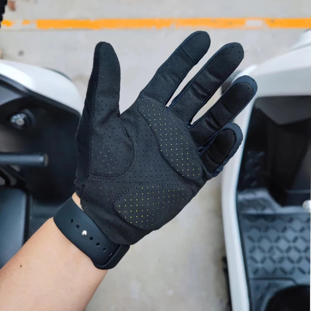 NONECN DUEECO Men Full Finger Cycling Gloves Touchscreen
