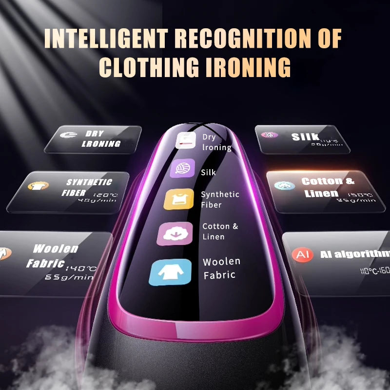 NEW Handheld Steam Iron Garment Steamer Portable Mini for Clothes Fast Heating Travel Garment Fabric Press Machine with Home