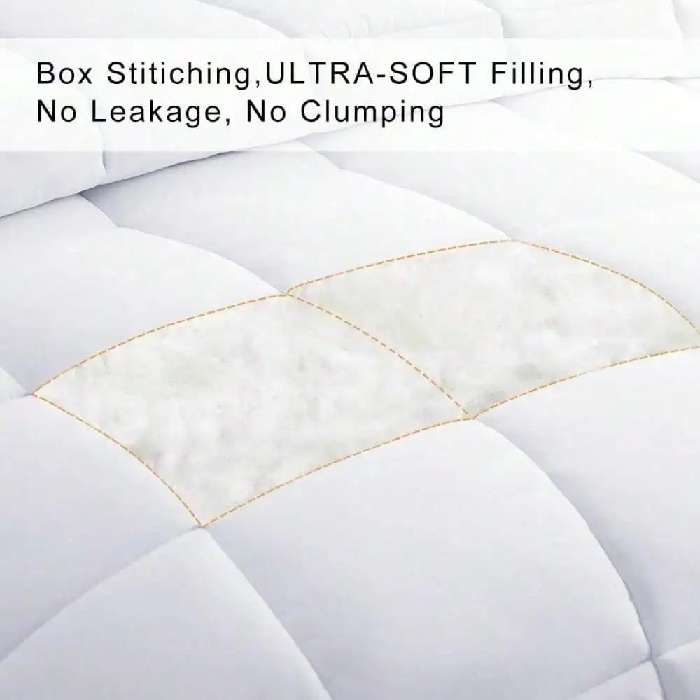 NONEF All Season Comforter Fluffy Down Alternative Quilted Duvet