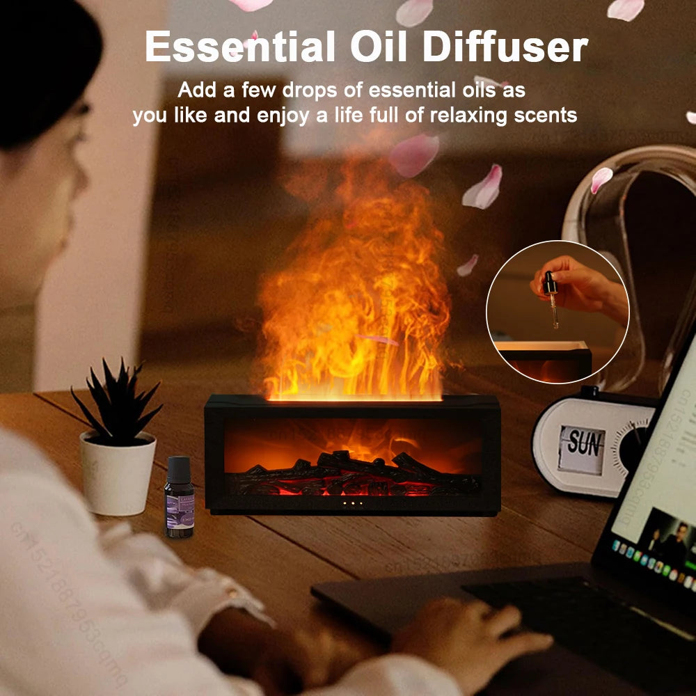 LISM Aroma Humidifier Essential Oil Diffuser With RGB Light Remote