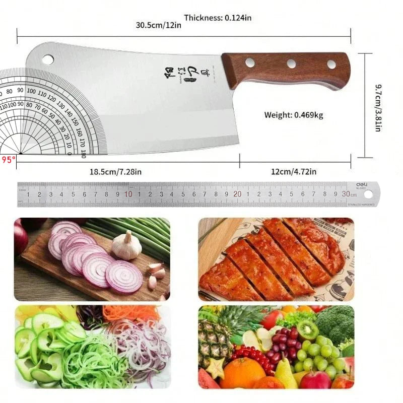 FCM Heavy Duty Bone Cutting Knife for Large Bones Professional