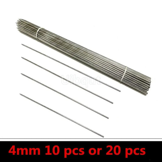 Uibqut Stainless Steel Skewers Set 10 Pack For Barbecue Grilling