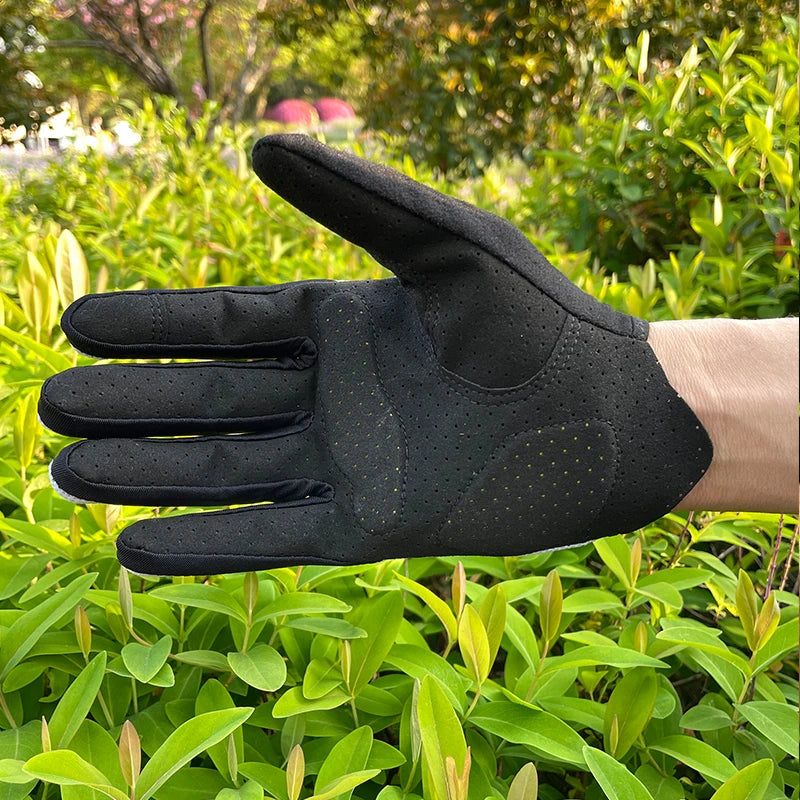 NONECN DUEECO Men Full Finger Cycling Gloves Touchscreen