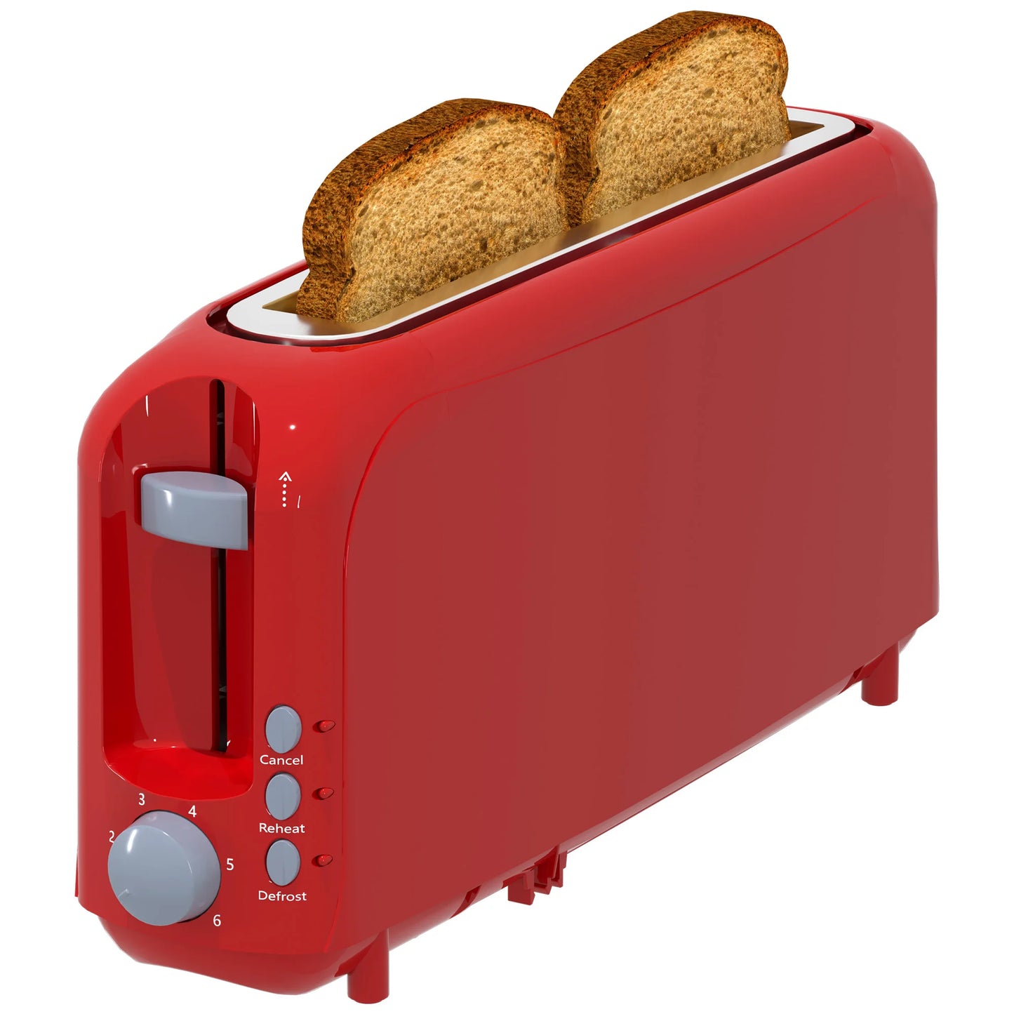 YUKOOL Toaster With Auto Shutoff 6 Shade Settings Removable Tray