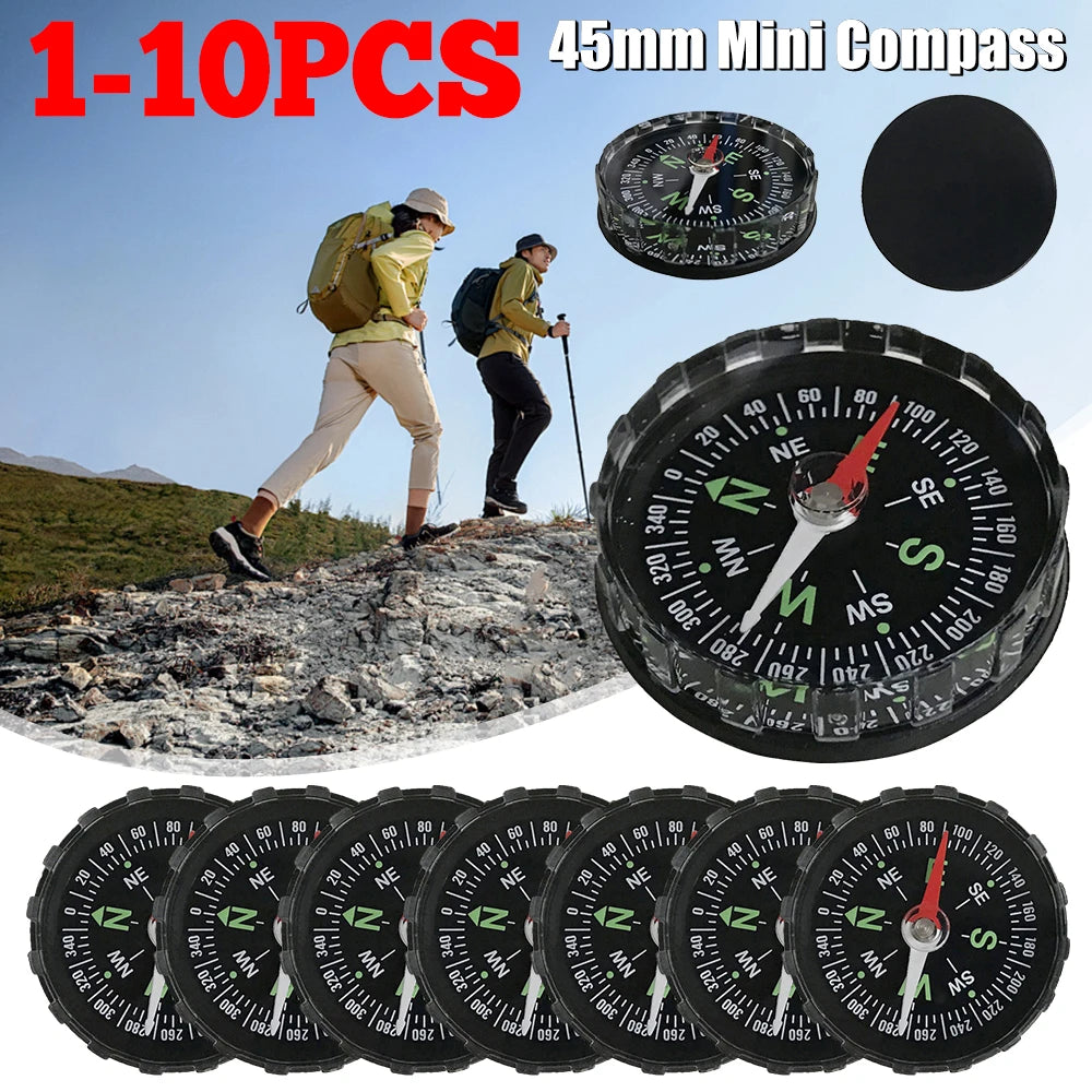 APWIKOGER Mini Portable Compass For Outdoor Camping Hiking Survival
