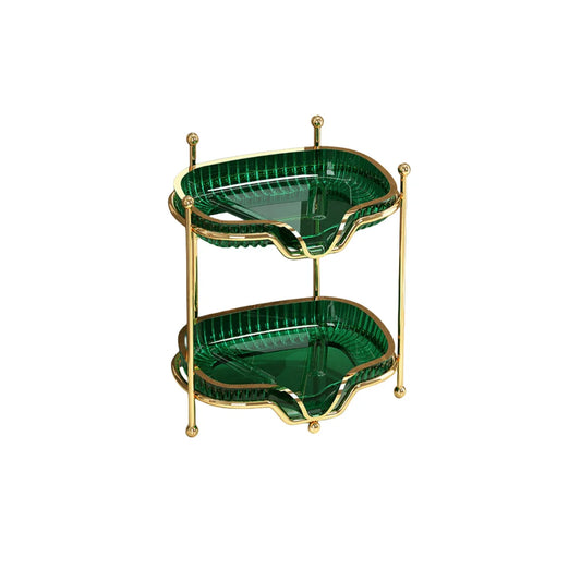 Lightweight Luxury Double Layer Soap Holder With Metal Bracket Bathroom