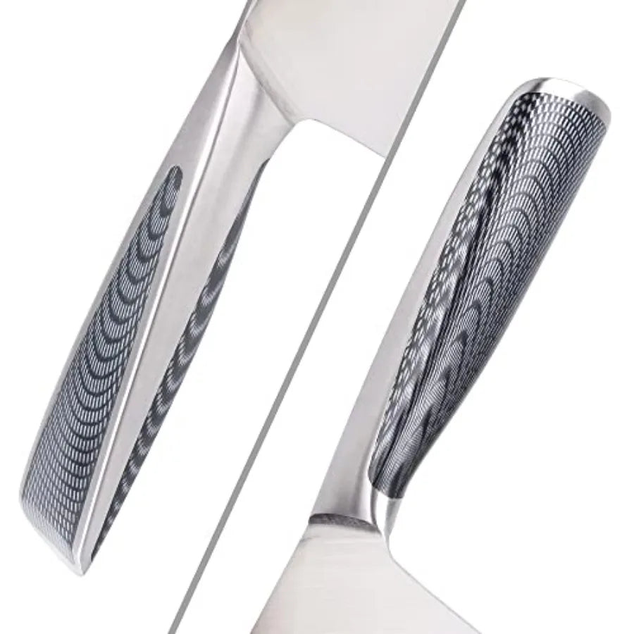 6 Piece Knife Block Set Stainless Steel Knives With Handles